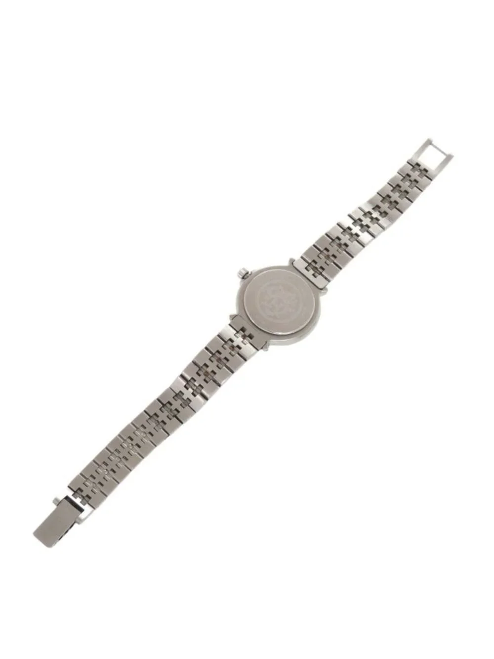 Hermes Captain Nemo SS White Silver Gold Quartz Watch Dial